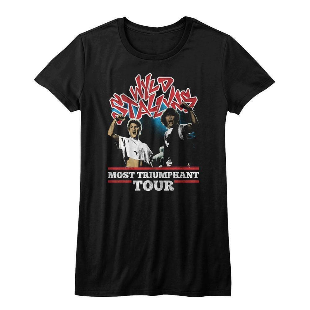 Bill And Ted Most Triumphant Black Junior Womens T Shirt